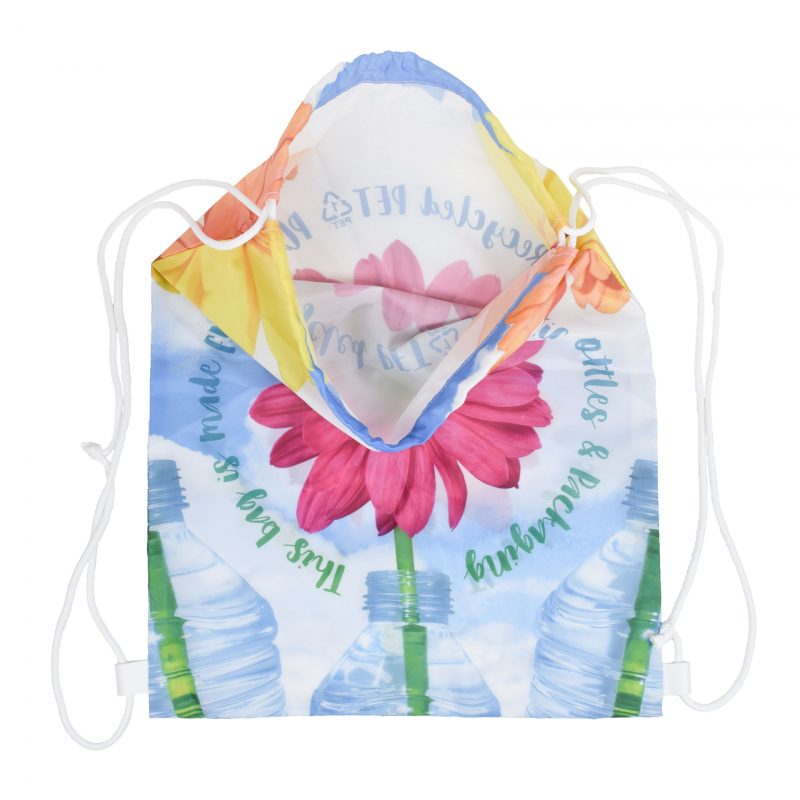 NEW Green & Good Recycled PET Drawstring Bag - Image 2