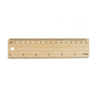 NEW Green and Good Value 15cm Ruler - Sustainable Bamboo