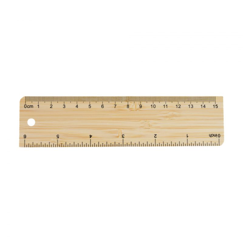 NEW Green and Good Value 15cm Ruler - Sustainable Bamboo