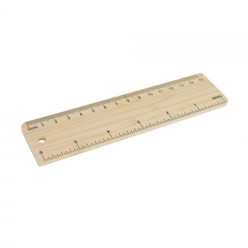 NEW Green and Good Value 15cm Ruler - Sustainable Bamboo - Image 2